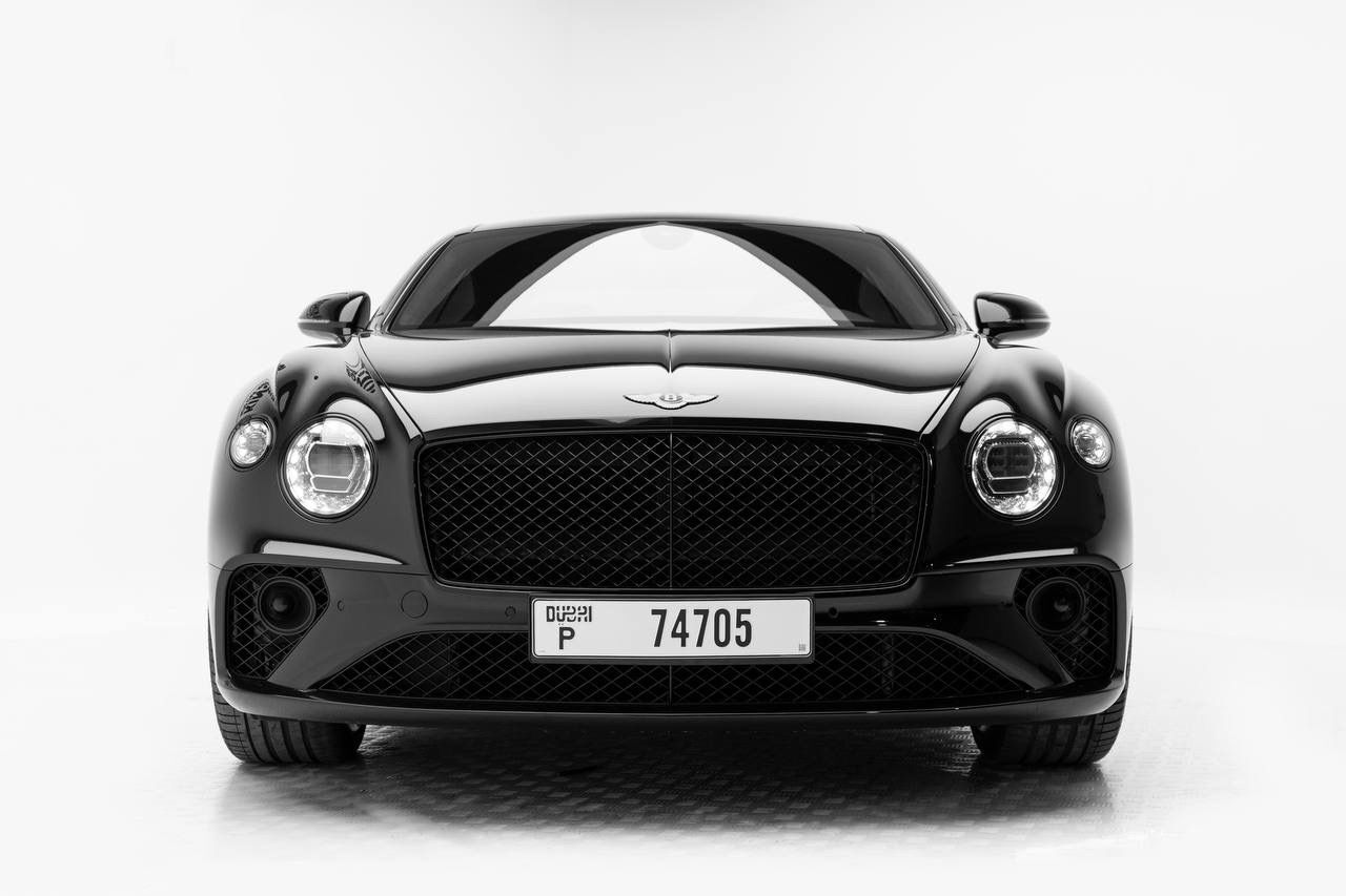 Bentley Continental GT Black interior Red
