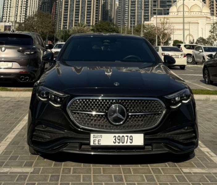 Mercedes-Benz E 300 Full Option Black  2025 Hire dubai