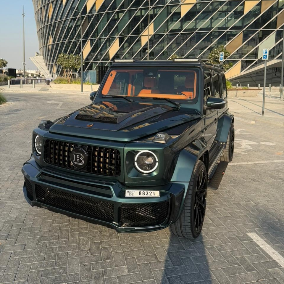 Mercedes G-Class Brabus Green  2023 Hire dubai