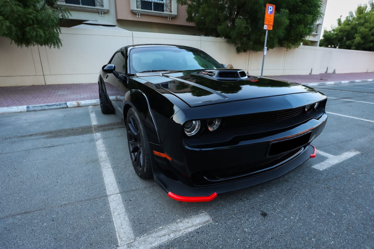 Dodge Challenger SRT Original Black  2022 Hire dubai