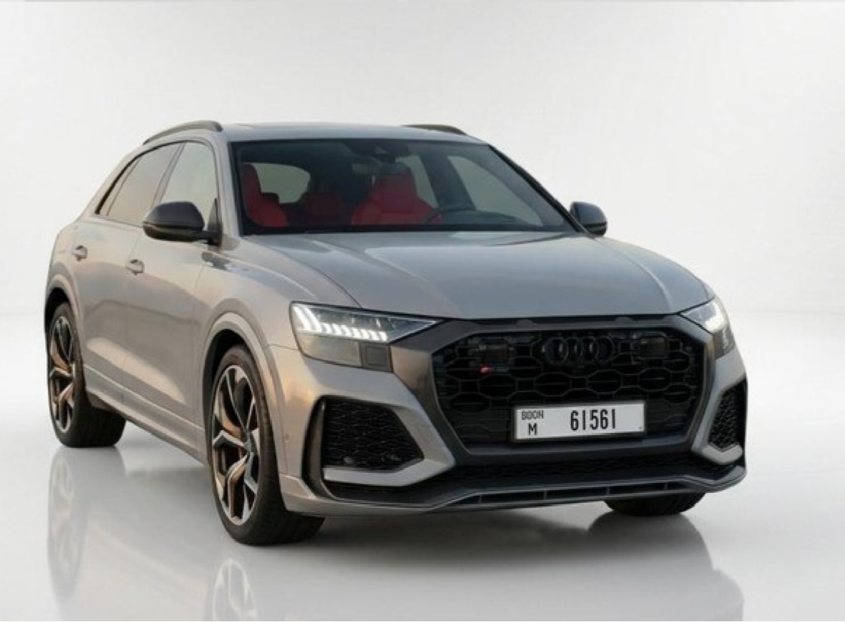 Audi RSQ8 M Grey & Red  2023 Hire dubai