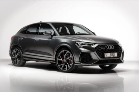 Audi RSQ3 Black & Grey Monthly  2024 Hire dubai