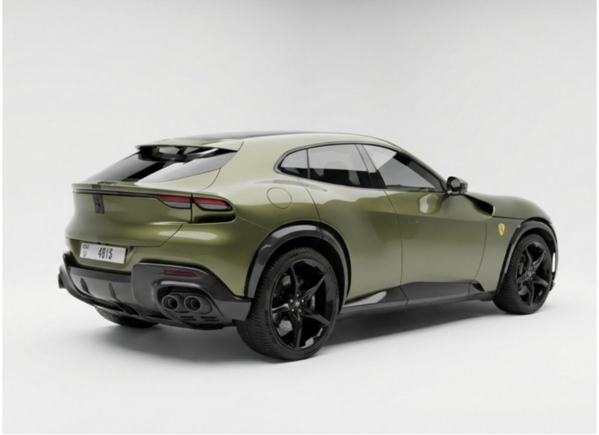 Rent Ferrari Purosangue GREEN 2025 in Dubai , UAE 