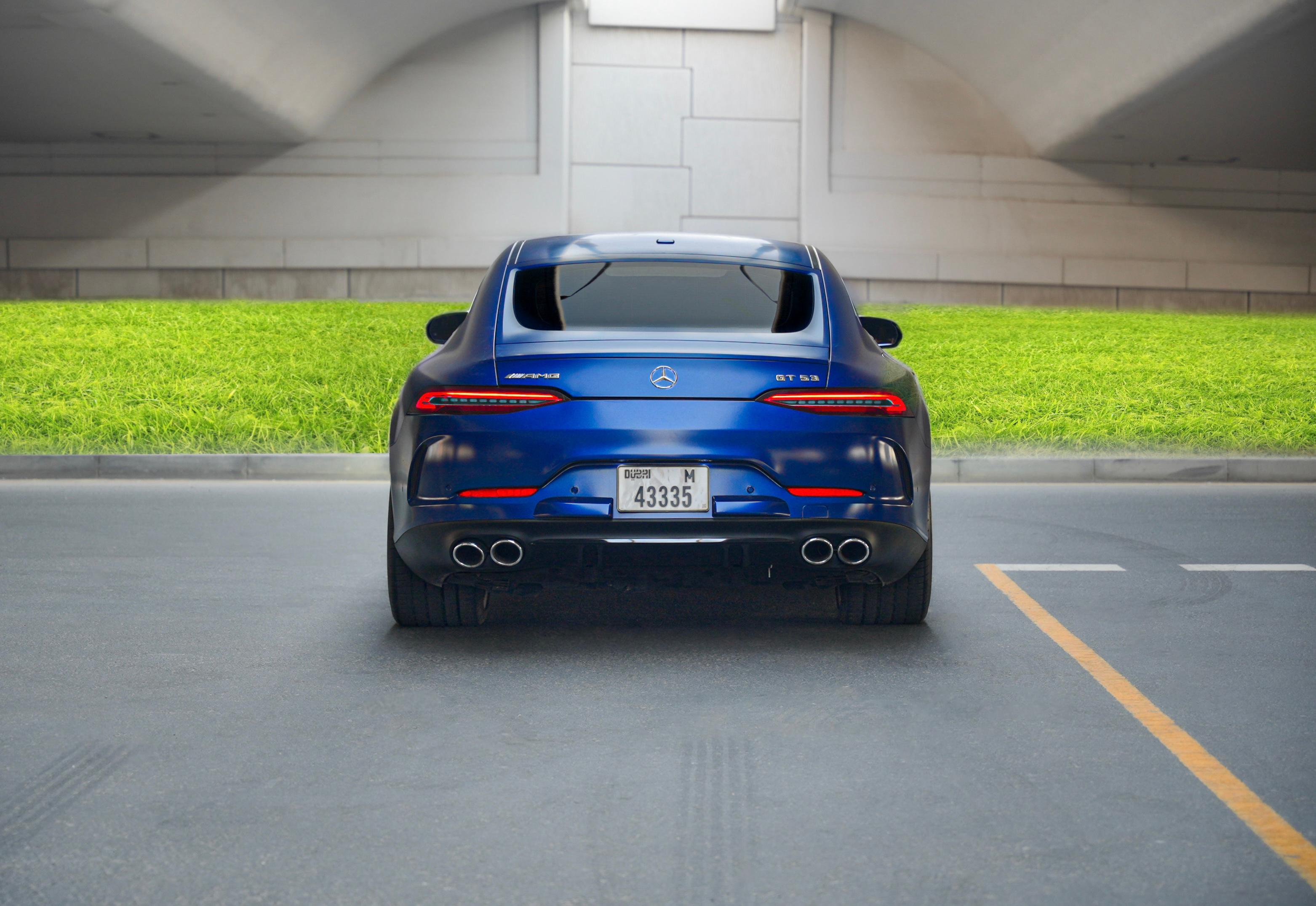 Rent Mercedes-Benz Gt BLUE 2020 in Dubai , UAE 