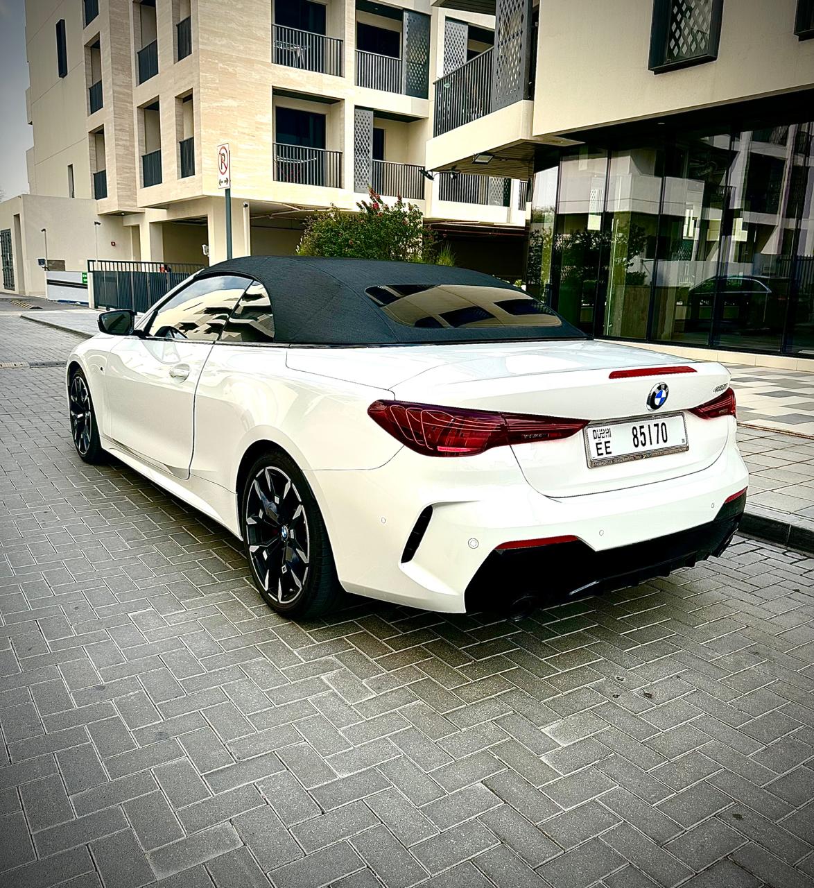 Rent Bmw Series 4 WHITE 2025 in Dubai , UAE 