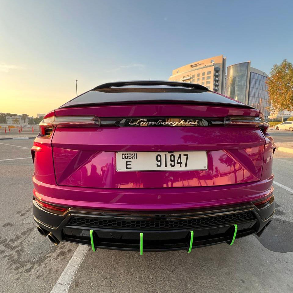 Rent Lamborghini Urus PURPLE 2023 in Dubai , UAE 