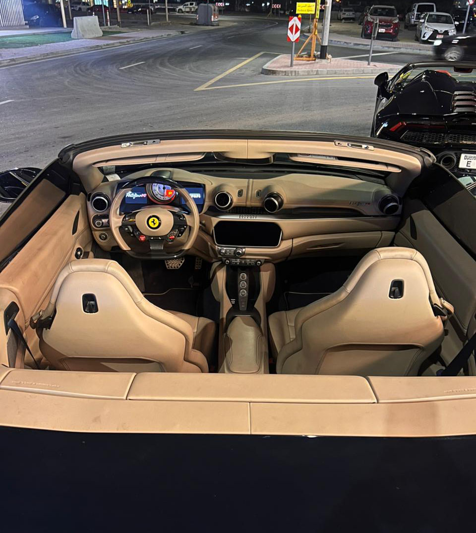 Rent Ferrari Portofino BLACK 2023 in Dubai , UAE 