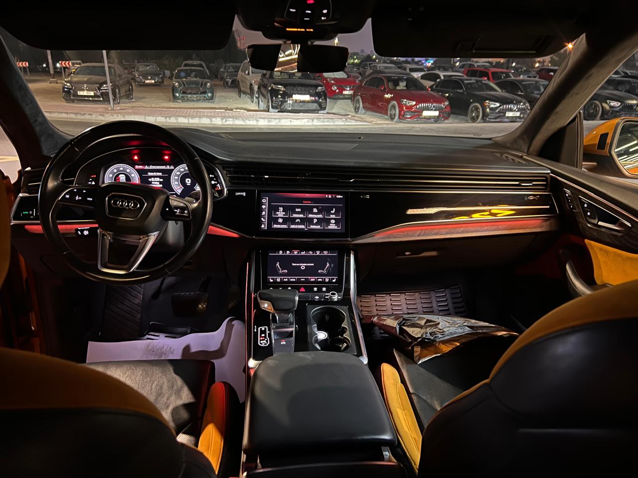 Rent Audi Q8 GOLDEN 2023 in Dubai , UAE 