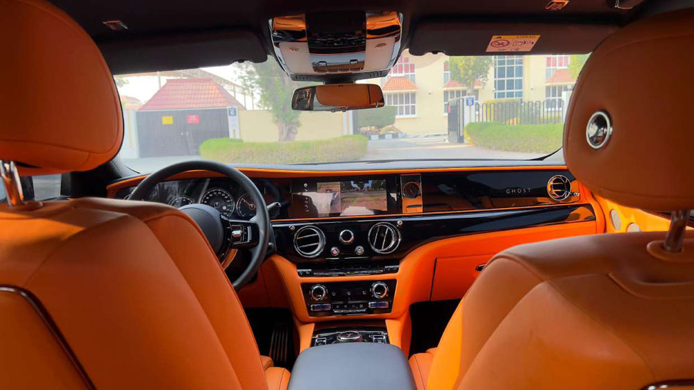 Rent Rolls-Royce Ghost BLACK 2023 in Dubai , UAE 