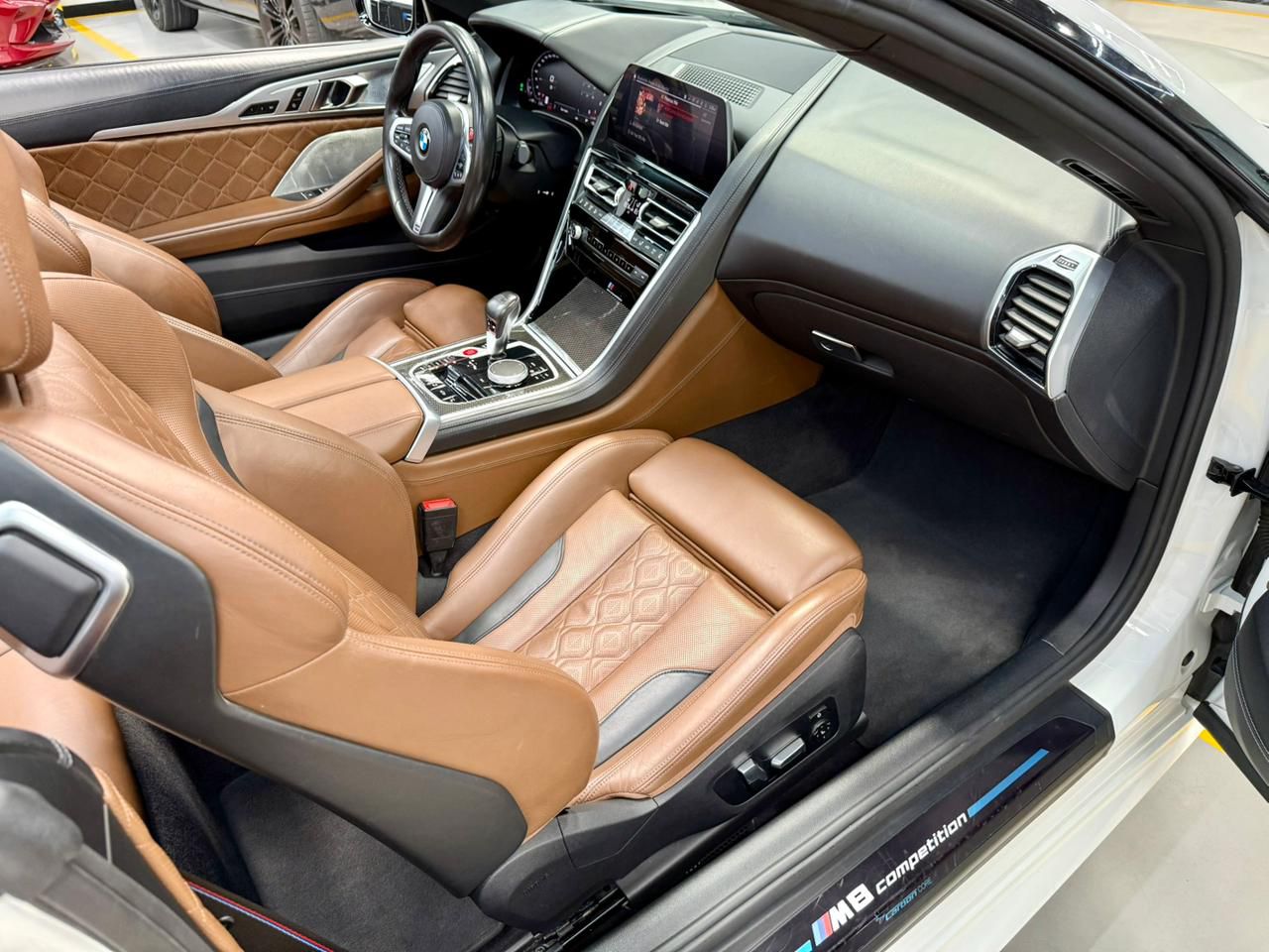 Rent Bmw Series 8 WHITE 2023 in Dubai , UAE 