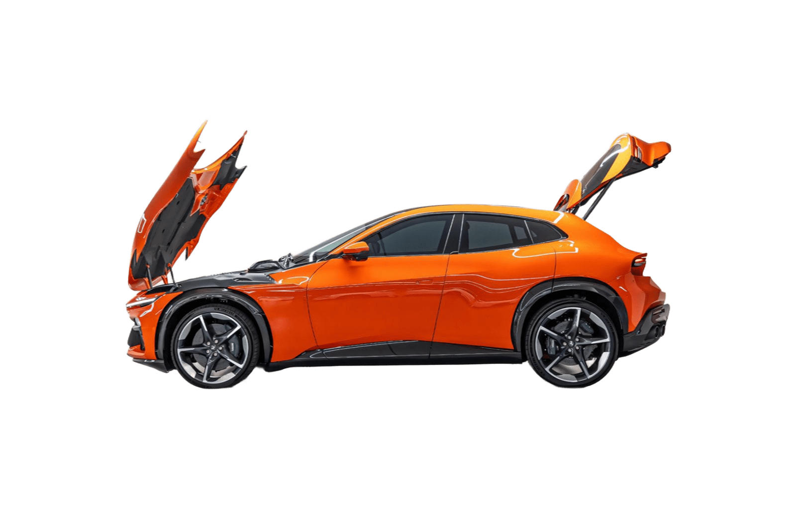 Rent Ferrari Purosangue ORANGE 2024 in Dubai , UAE 