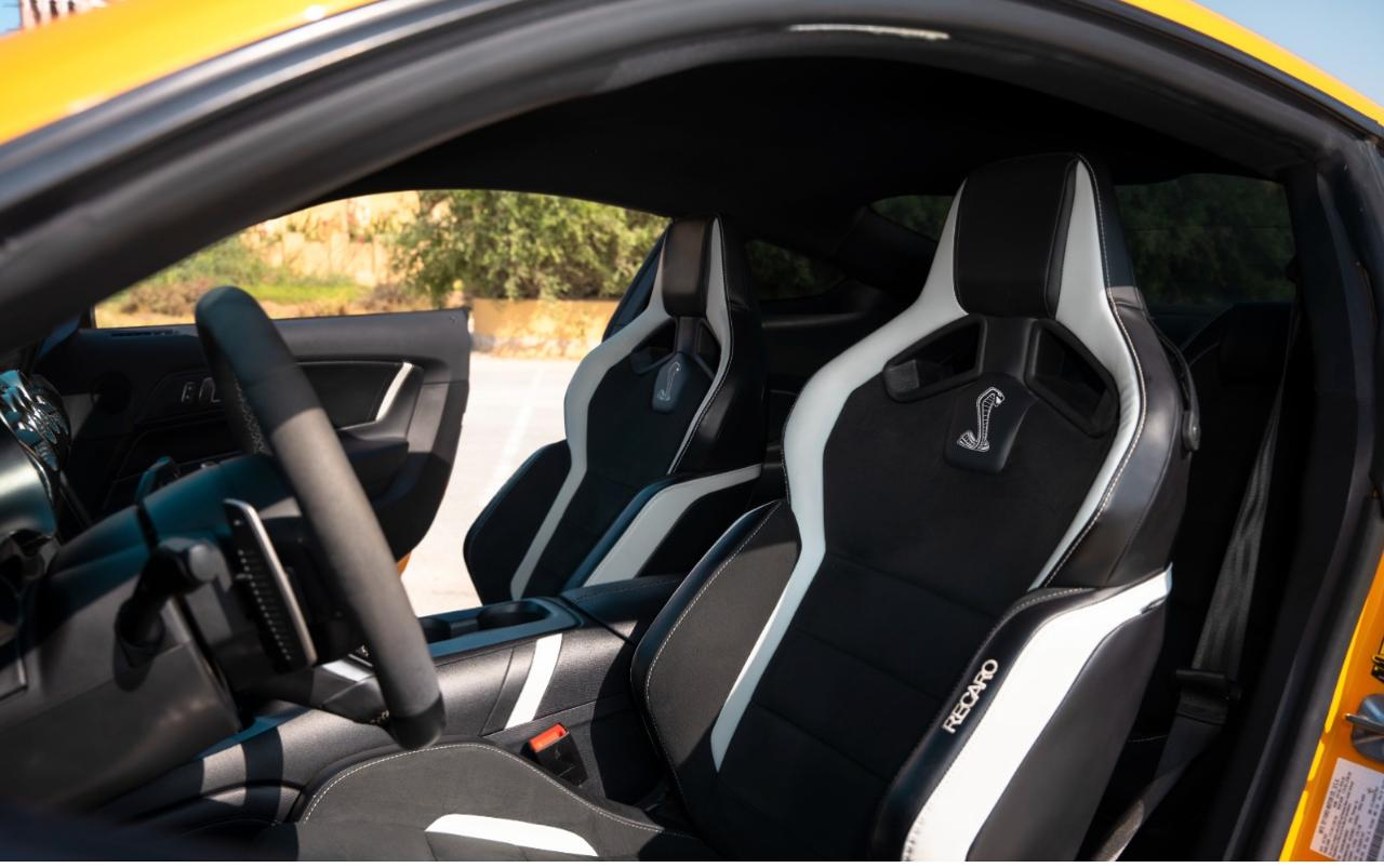 Rent Ford Mustang ORANGE 2023 in Dubai , UAE 