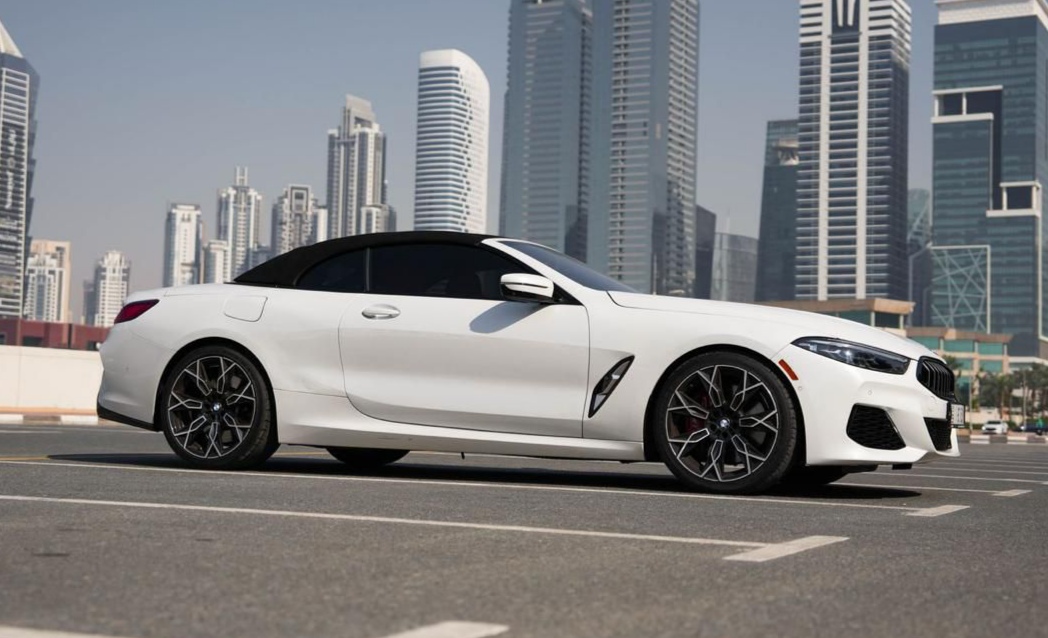 Rent Bmw Series 8 WHITE 2023 in Dubai , UAE 