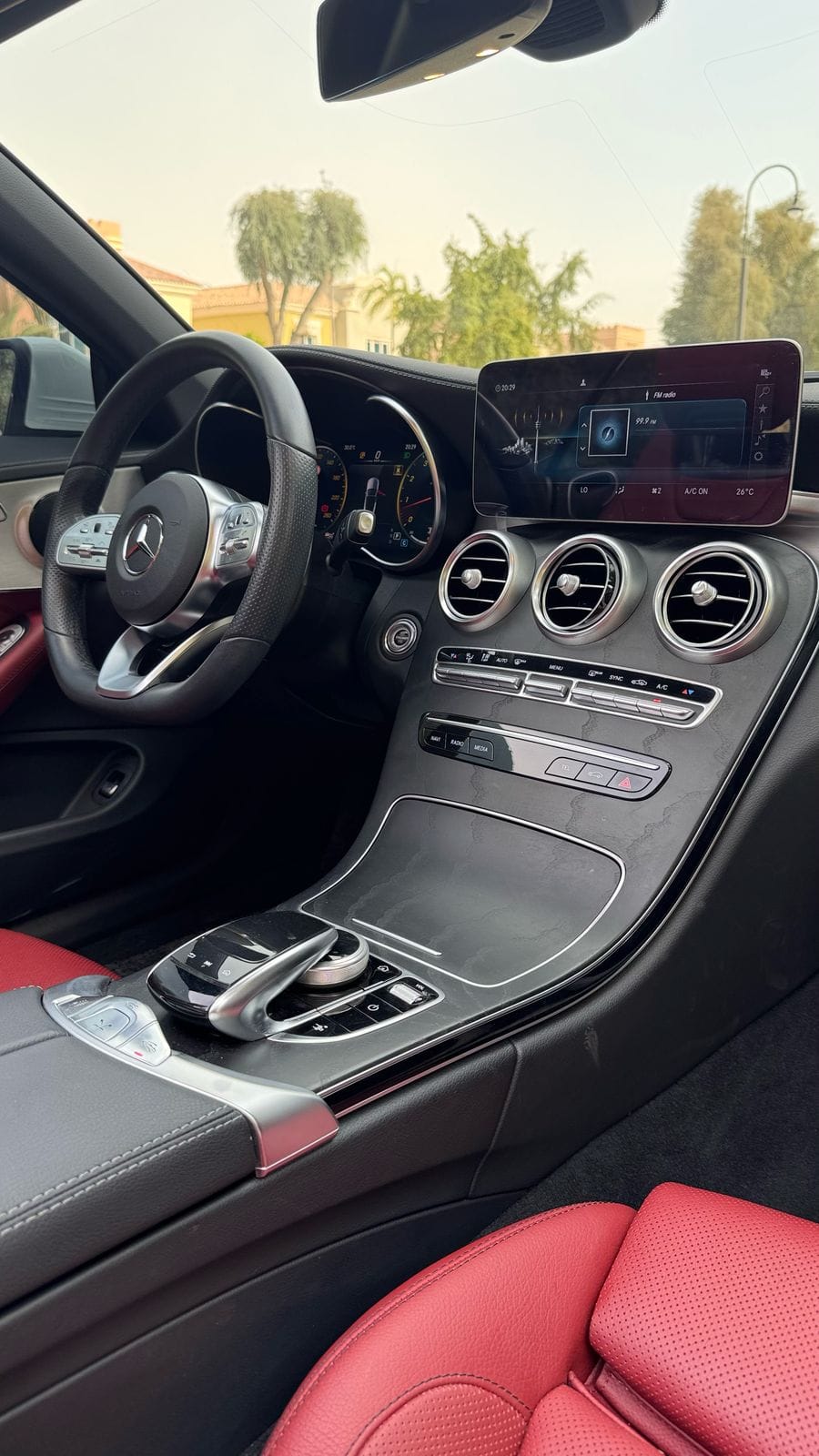 Rent Mercedes-Benz C-class WHITE 2022 in Dubai , UAE 