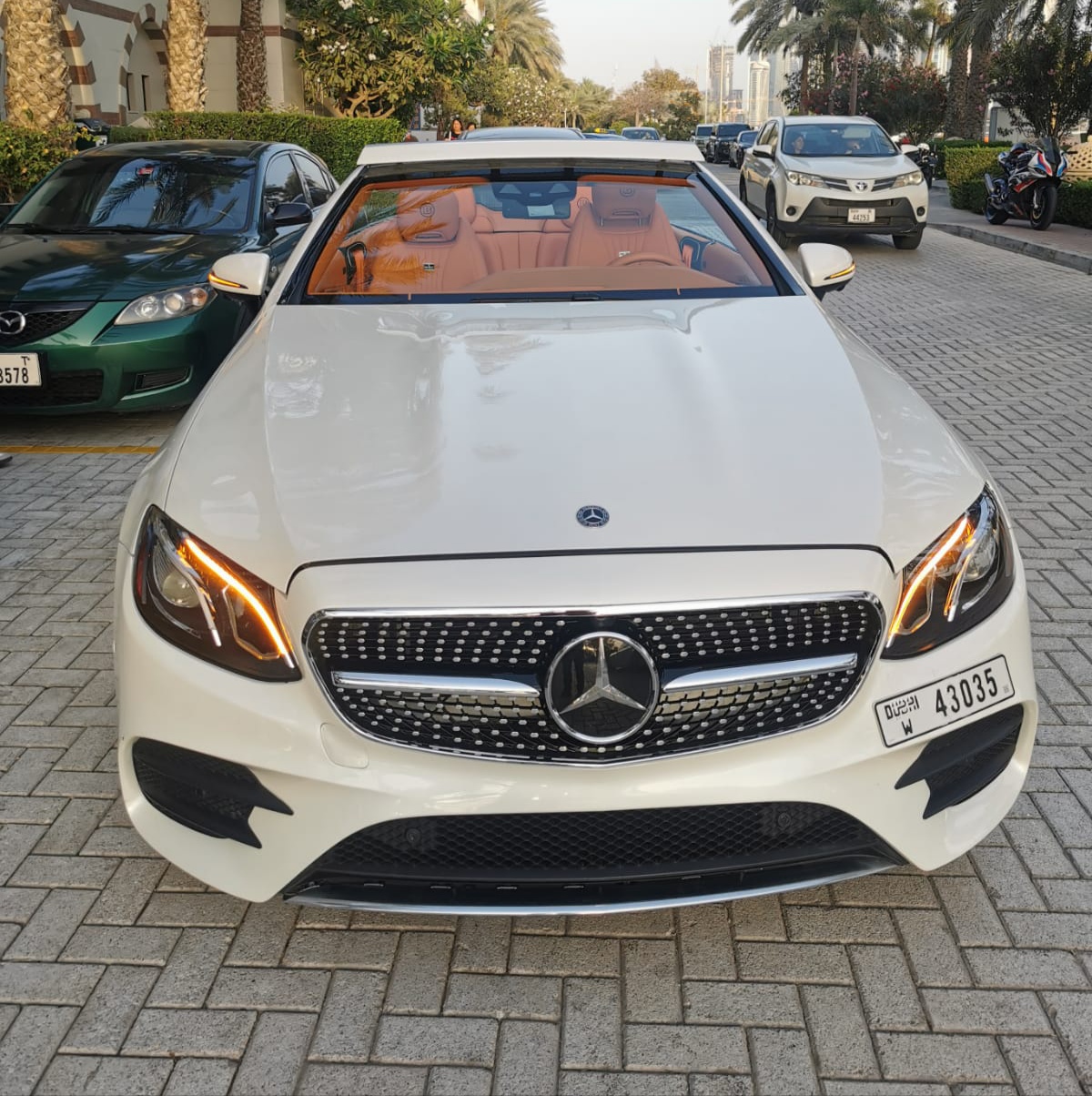 Rent Mercedes-Benz E-class WHITE 2020 in Dubai , UAE 