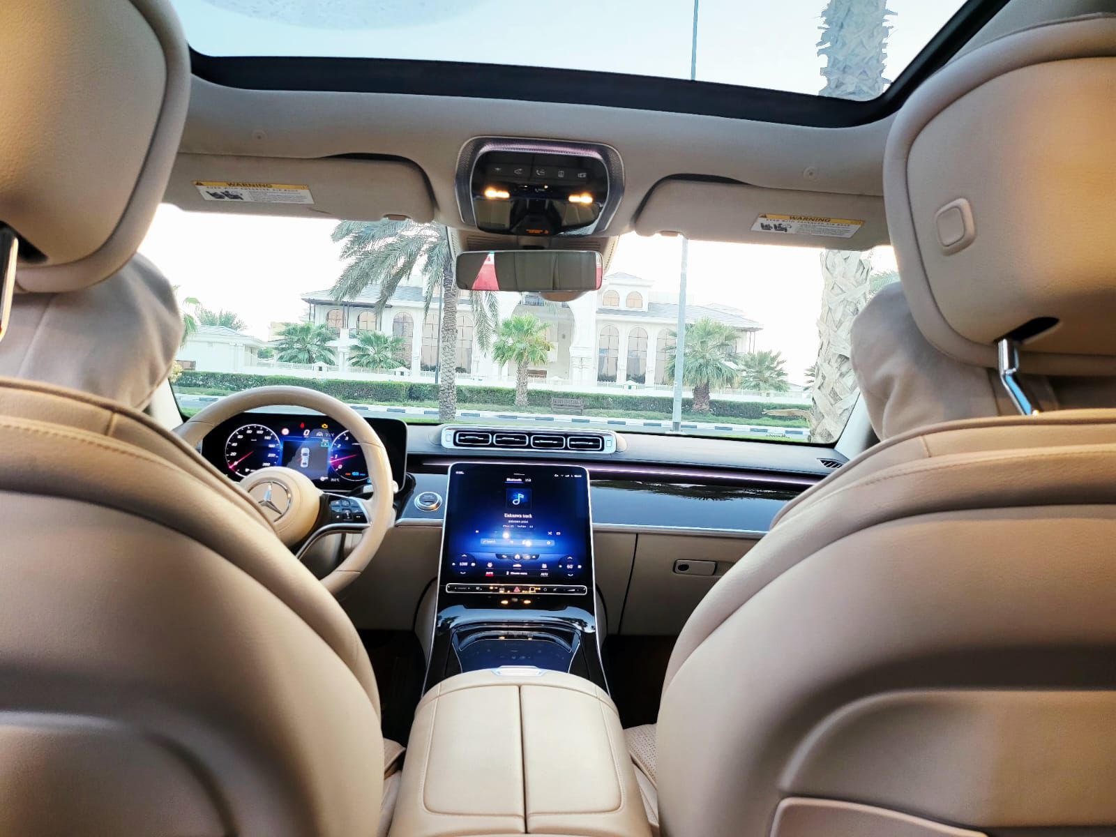 Rent Mercedes-Benz S-class WHITE 2023 in Dubai , UAE 
