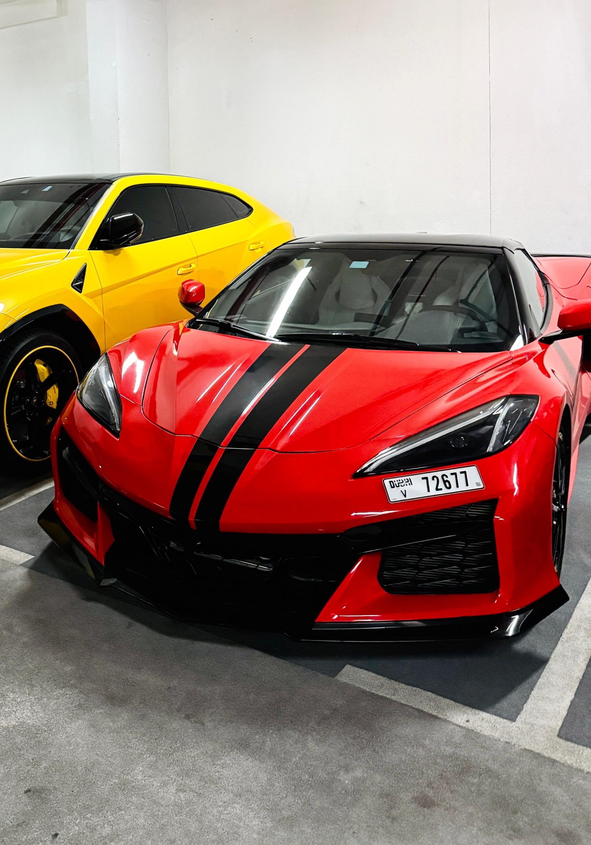 Rent Chevrolet Corvette RED 2023 in Dubai , UAE 