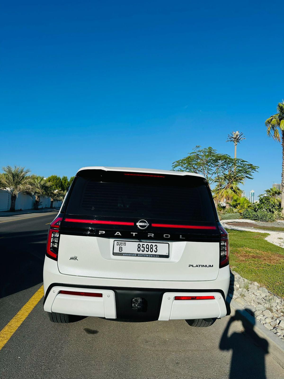 Rent Nissan Patrol WHITE 2025 in Dubai , UAE 