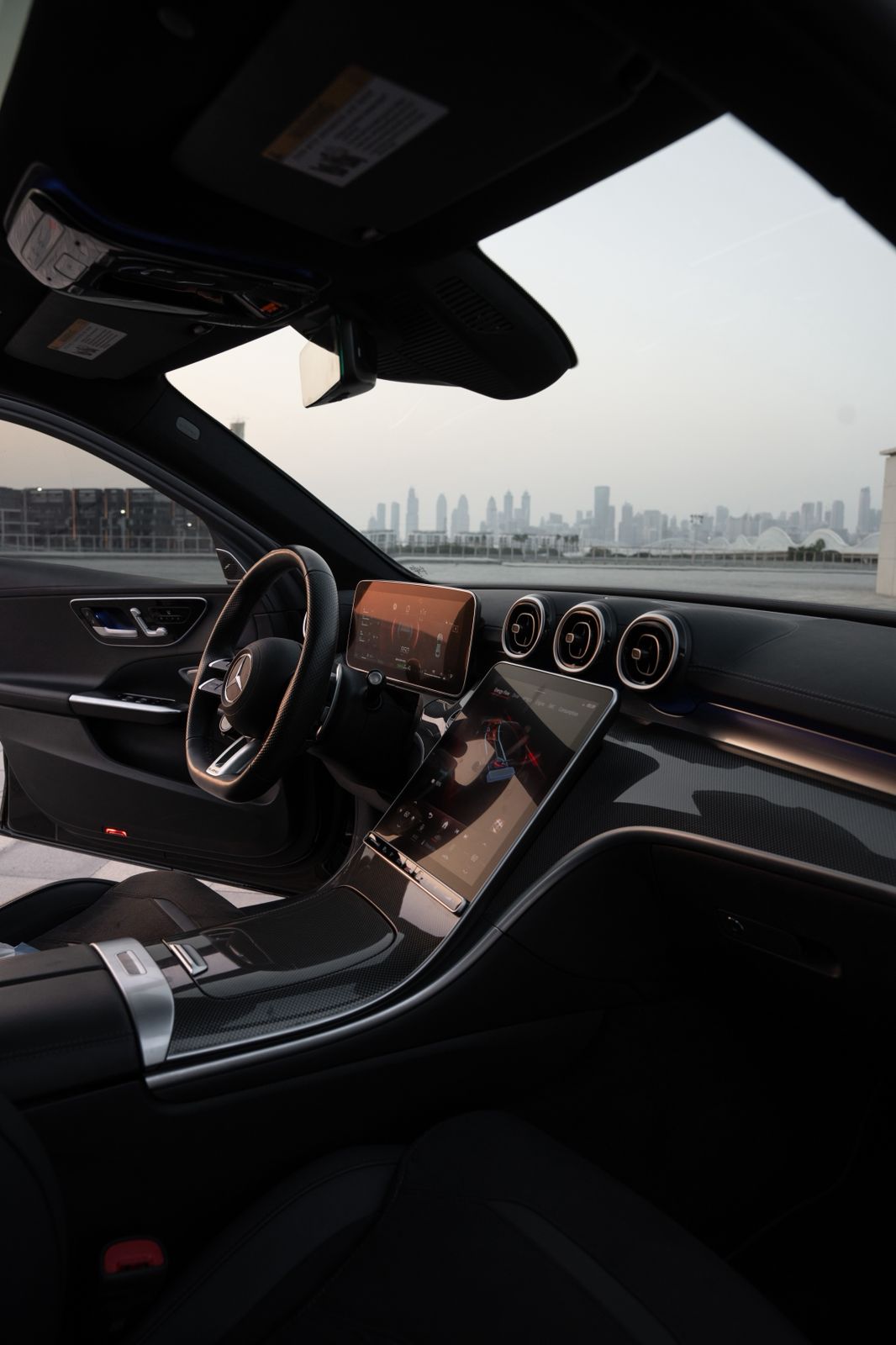 Rent Mercedes-Benz C-class BLACK 2025 in Dubai , UAE 