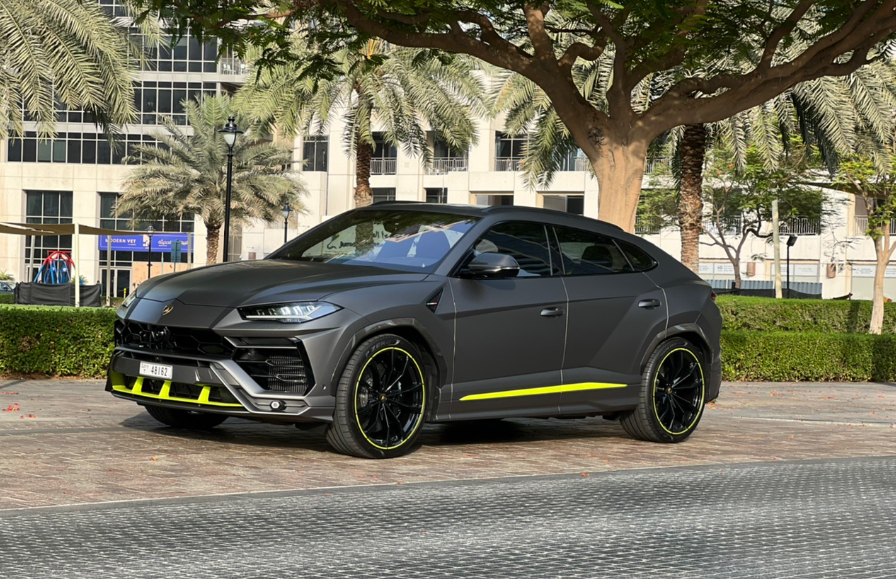 Rent Lamborghini Urus GREY 2023 in Dubai , UAE 