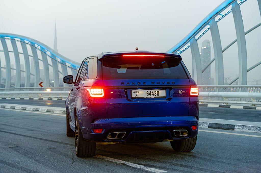 Rent Range-Rover Svr BLUE 2022 in Dubai , UAE 