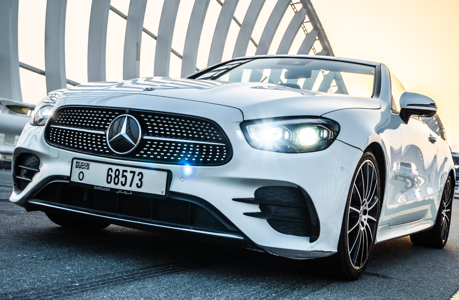 Rent Mercedes-Benz E-class WHITE 2023 in Dubai , UAE 