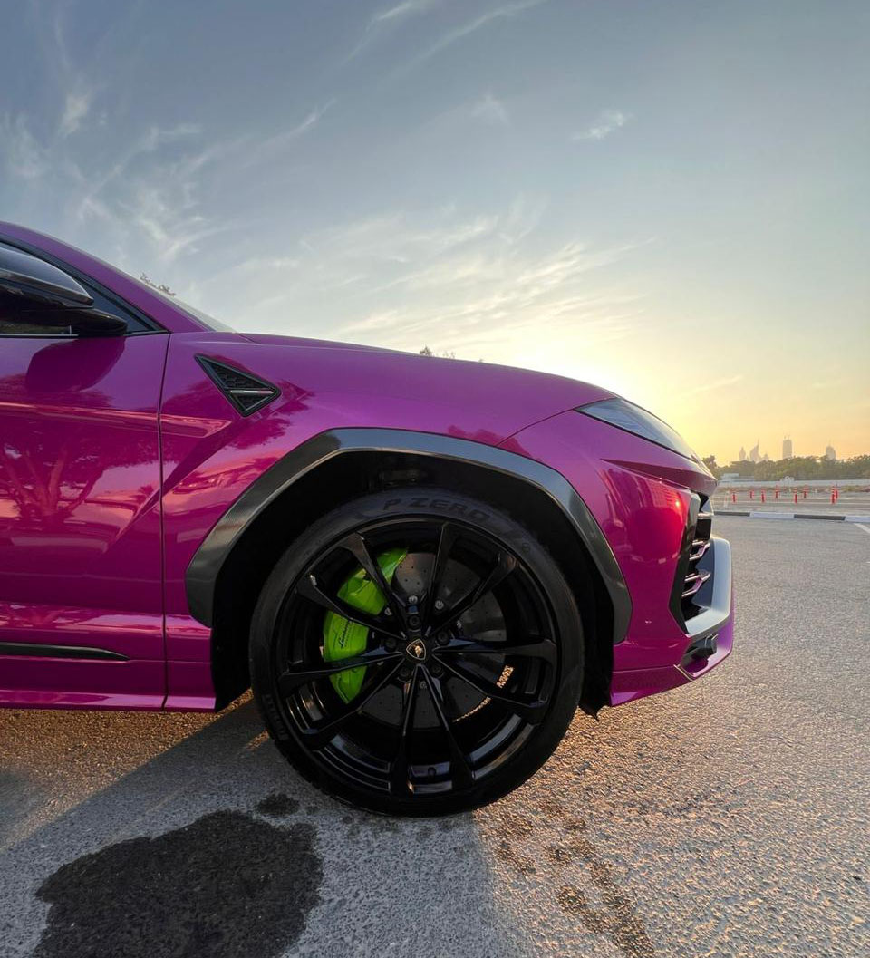 Rent Lamborghini Urus PURPLE 2023 in Dubai , UAE 