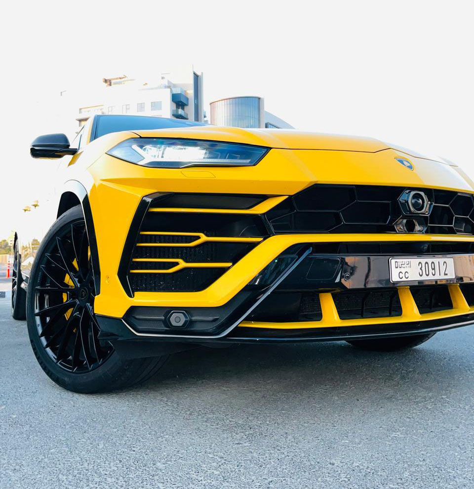 Rent Lamborghini Urus YELLOW 2023 in Dubai , UAE 