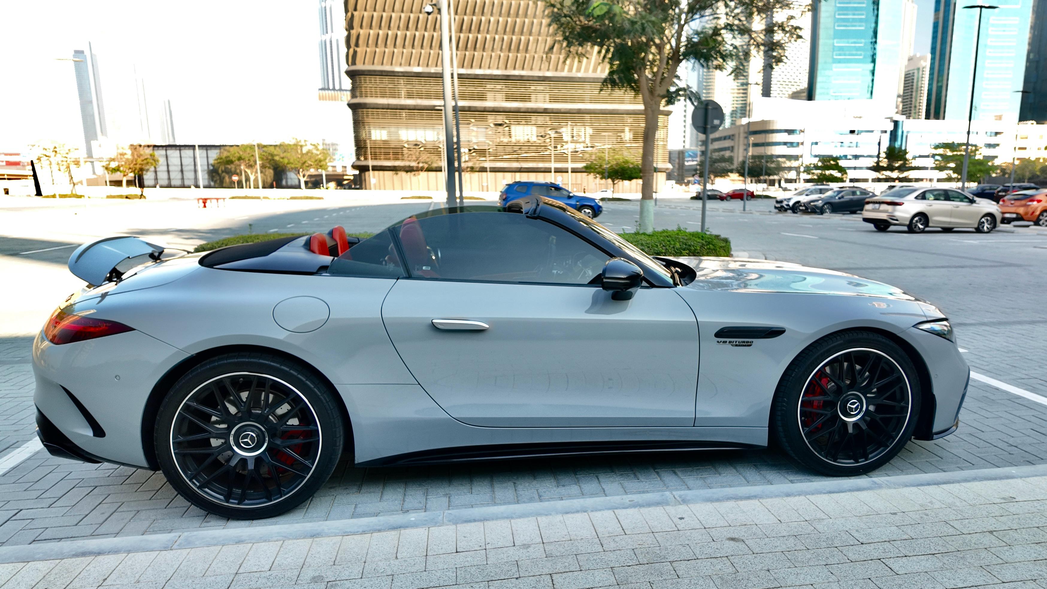Rent Mercedes-Benz Sl GREY 2023 in Dubai , UAE 