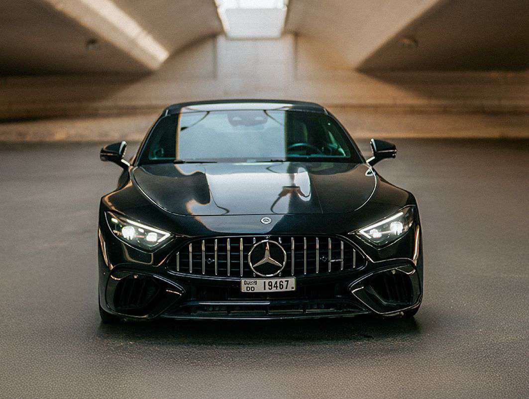 Rent Mercedes-Benz Sl BLACK 2025 in Dubai , UAE 