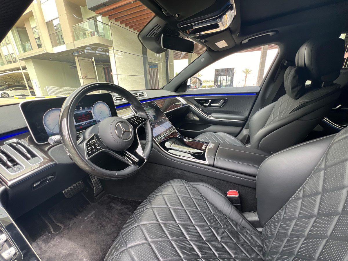 Rent Mercedes-Benz S-class WHITE 2023 in Dubai , UAE 
