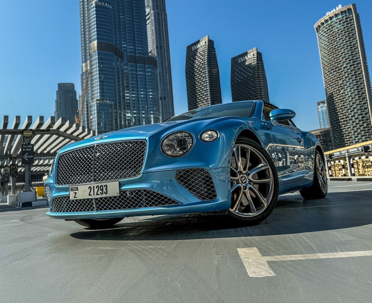 Rent Bentley Continental BLUE 2023 in Dubai , UAE 