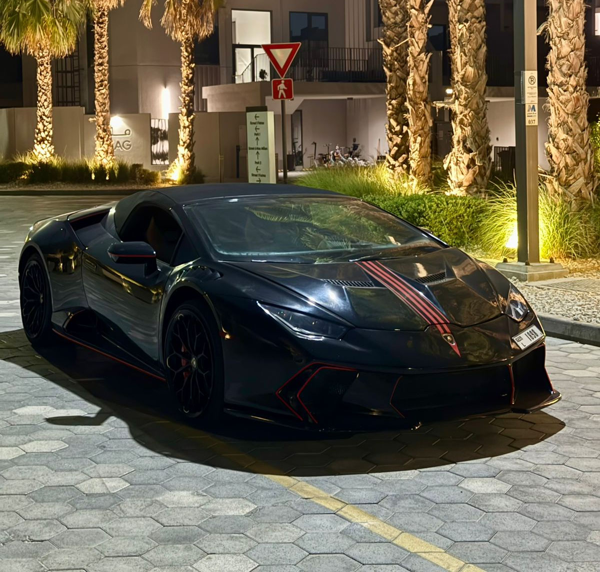 Rent Lamborghini Evo BLACK 2022 in Dubai , UAE 