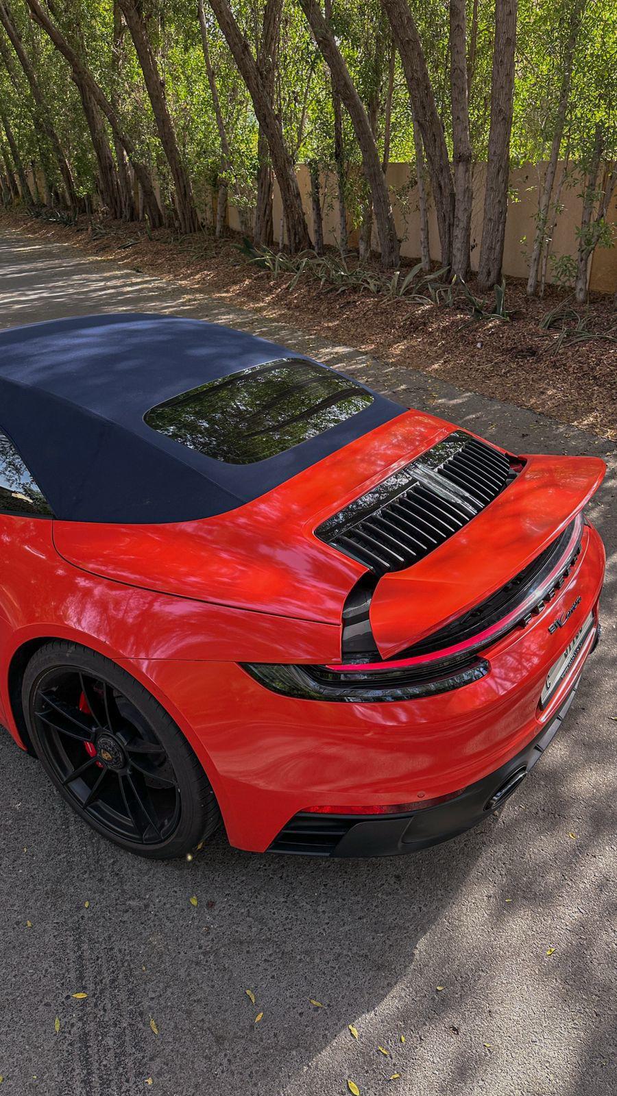 Rent Porsche Carrera RED 2022 in Dubai , UAE 