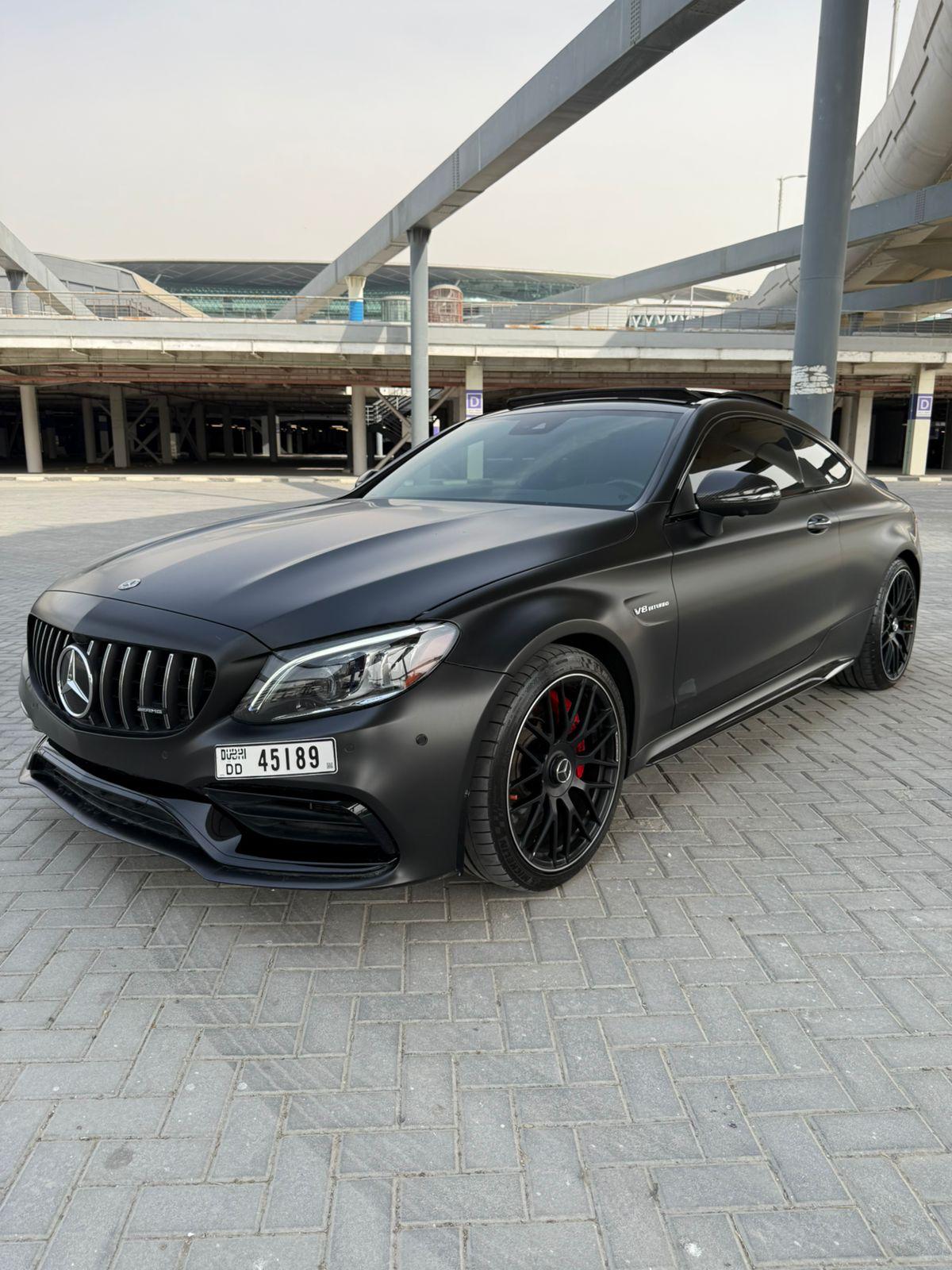 Rent C-class BLACK 2024 with chauffeur in Dubai , UAE 