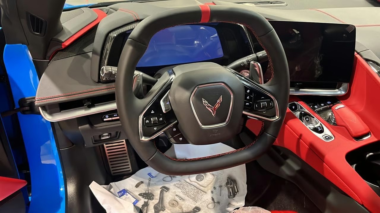 Rent Chevrolet Corvette BLUE 2023 in Dubai , UAE 