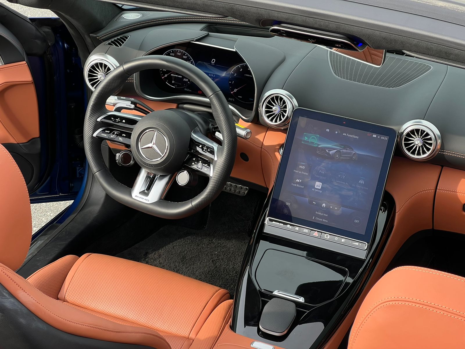 Rent Mercedes-Benz Sl BLUE 2023 in Dubai , UAE 