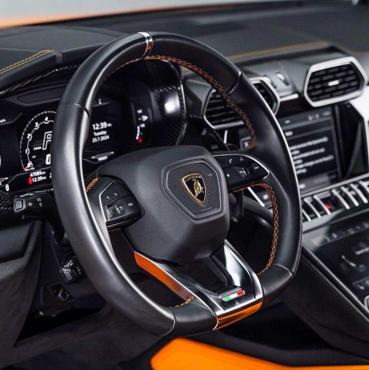 Rent Lamborghini Urus ORANGE 2023 in Dubai , UAE 