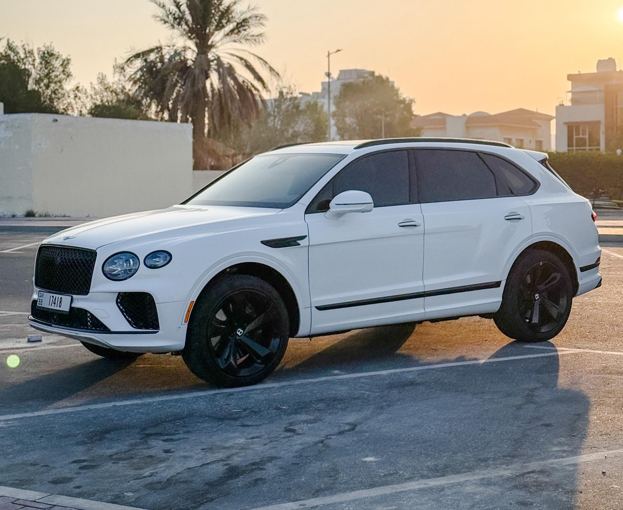 Rent Bentley Bentayga WHITE 2024 in Dubai , UAE 