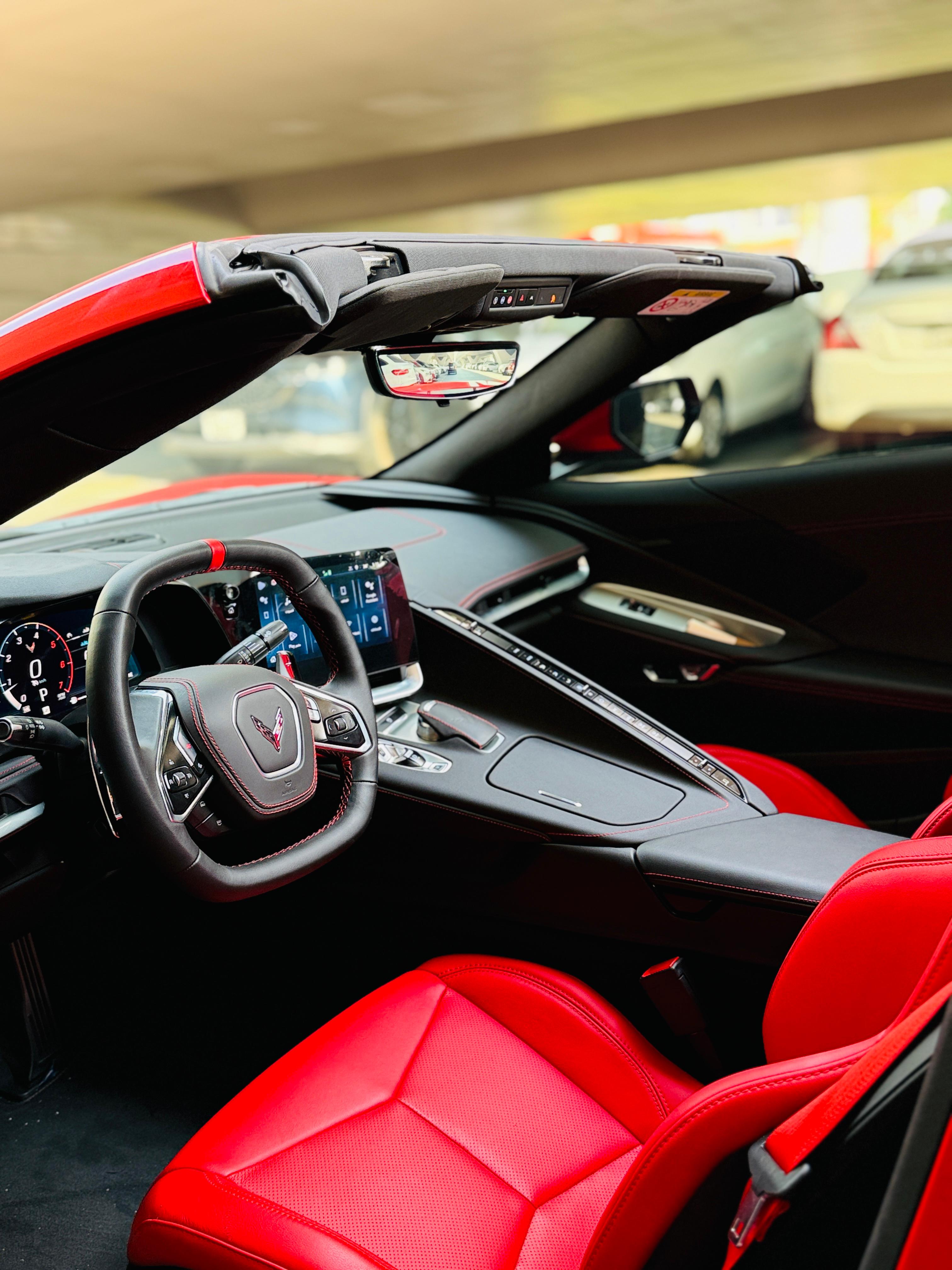 Rent Chevrolet Corvette RED 2025 in Dubai , UAE 