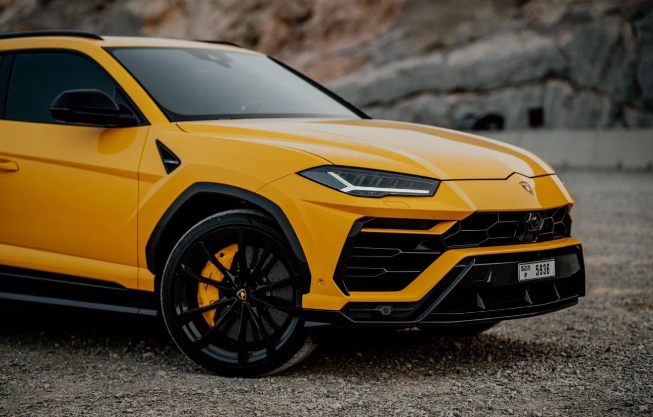 Rent Lamborghini Urus YELLOW 2024 in Dubai , UAE 
