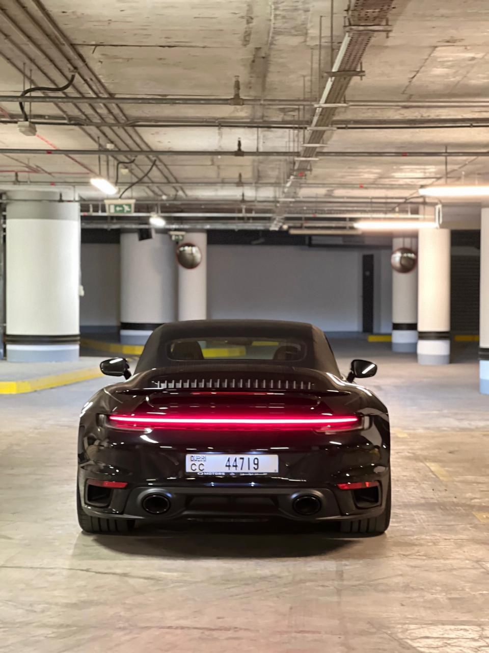 Rent Porsche 911 Turbo s BLACK 2023 in Dubai , UAE 