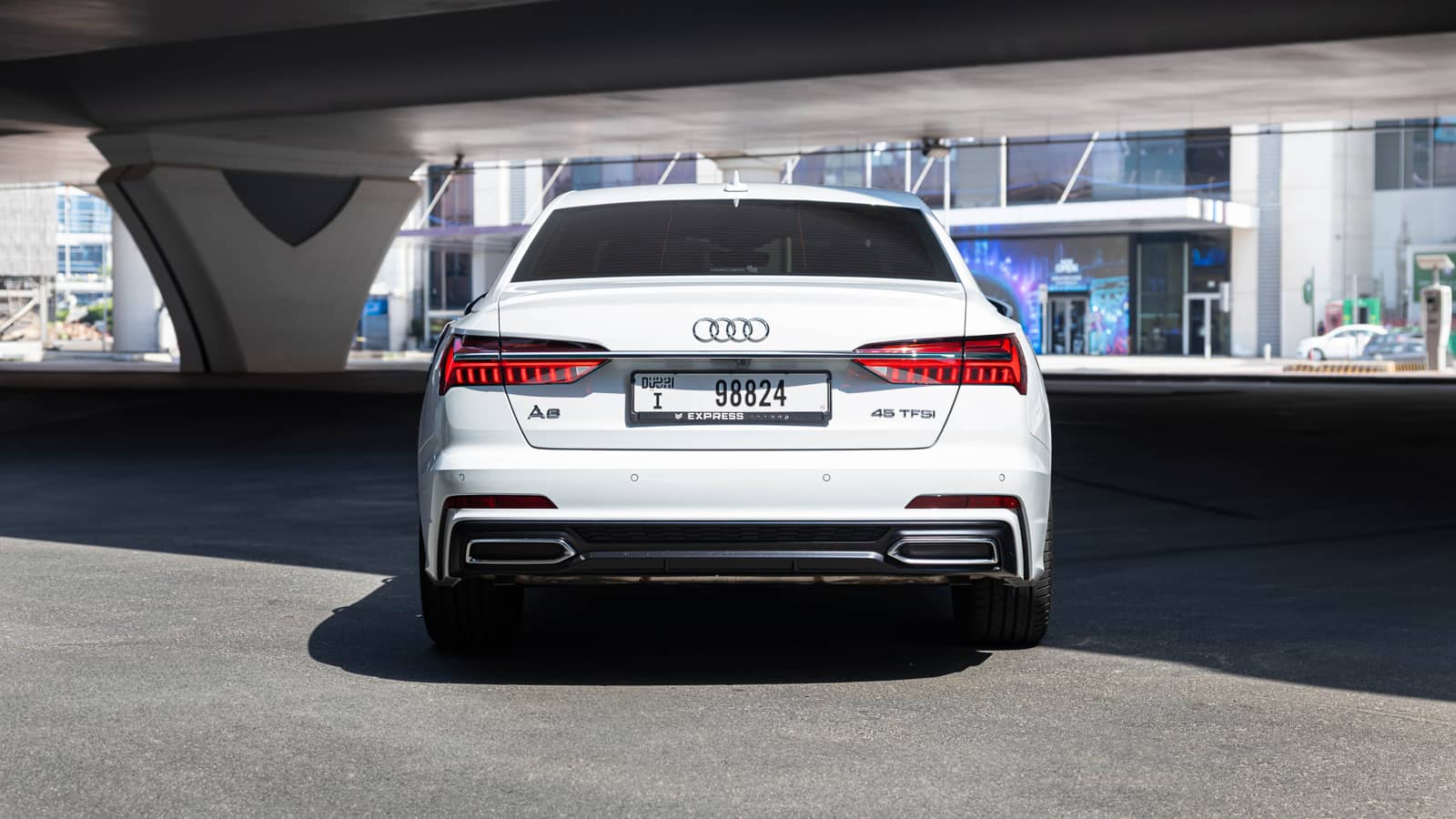 Rent Audi A6 WHITE 2024 in Dubai , UAE 