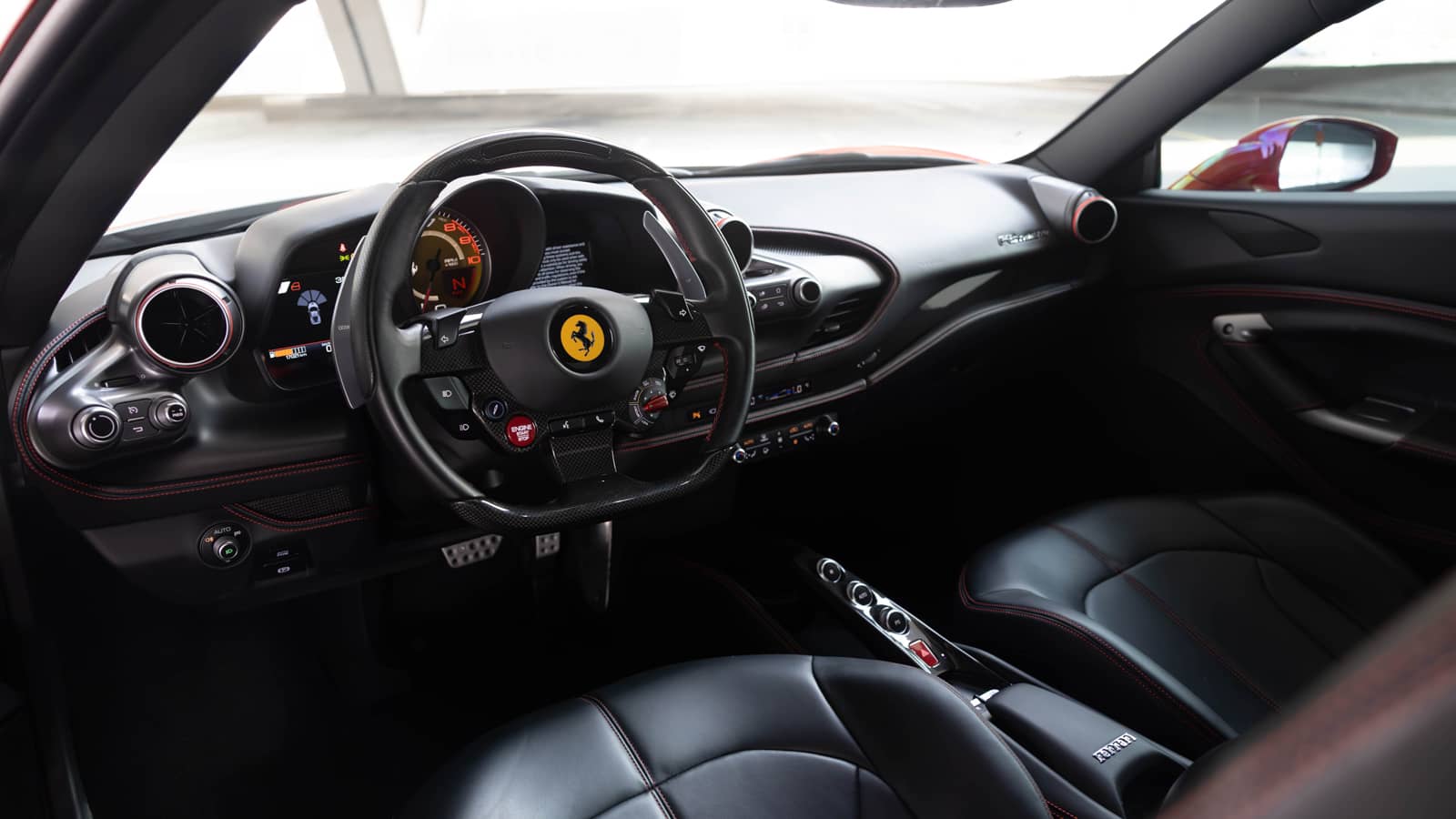 Rent Ferrari F8 RED 2023 in Dubai , UAE 