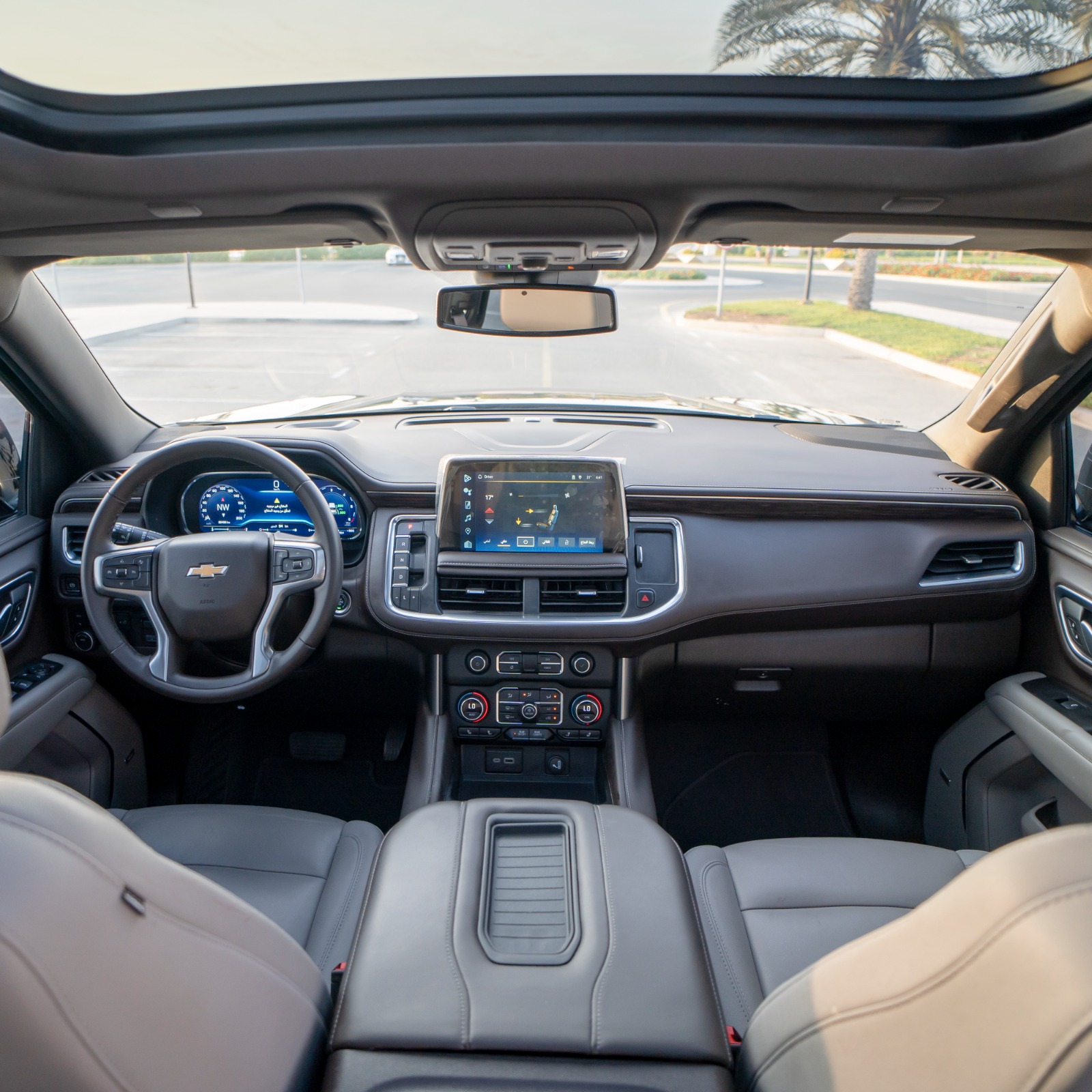 Rent Tahoe BLACK 2024 with chauffeur in Dubai , UAE 