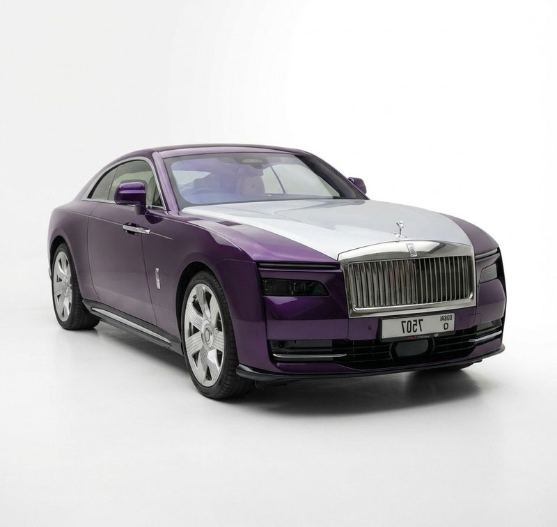 Rent Rolls-Royce Spectre PURPLE 2024 in Dubai , UAE 