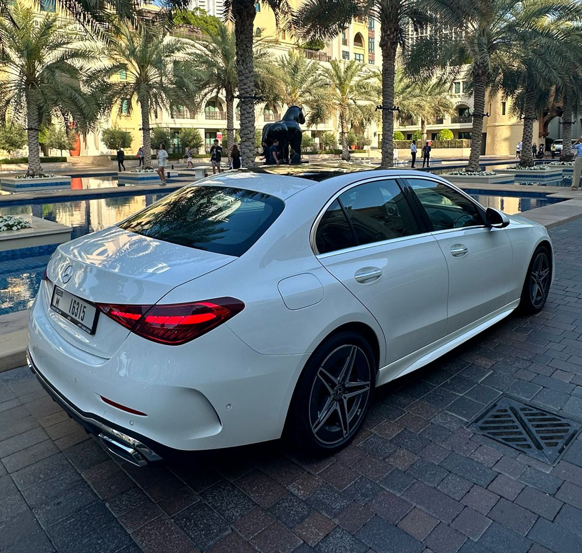 Rent Mercedes-Benz C-class WHITE 2023 in Dubai , UAE 