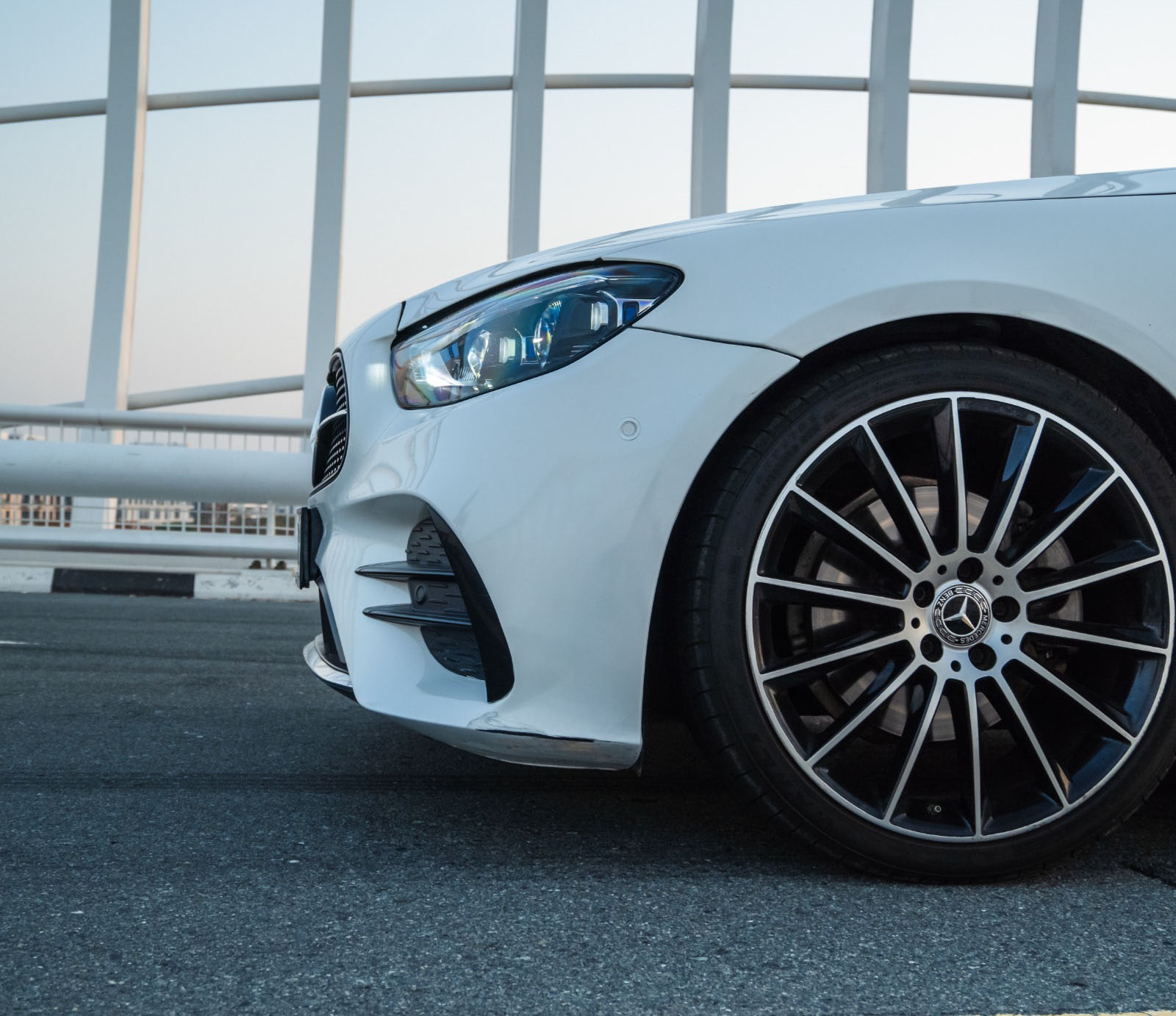 Rent Mercedes-Benz E-class WHITE 2023 in Dubai , UAE 