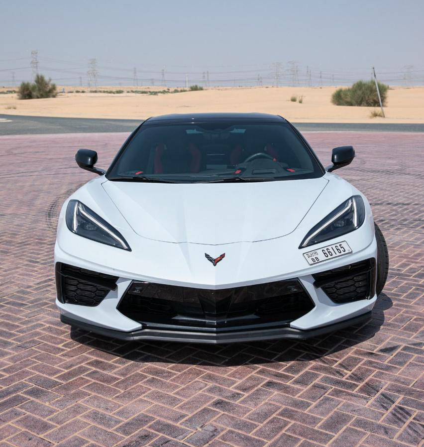 Rent Chevrolet Corvette BEIGE 2023 in Dubai , UAE 