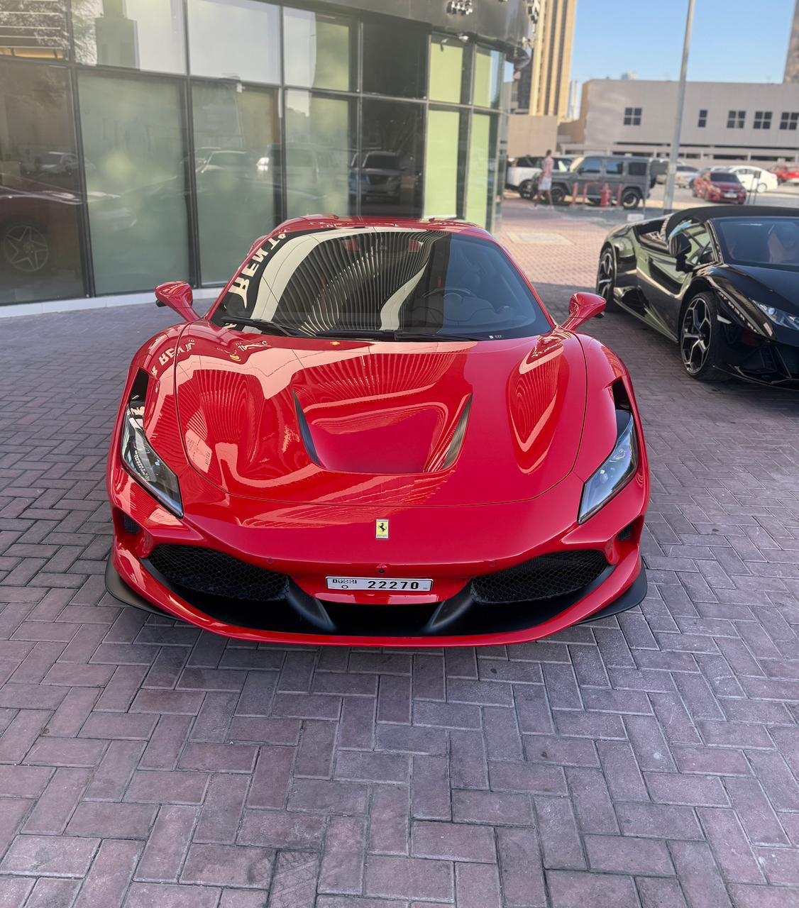 Rent Ferrari F8 RED 2023 in Dubai , UAE 